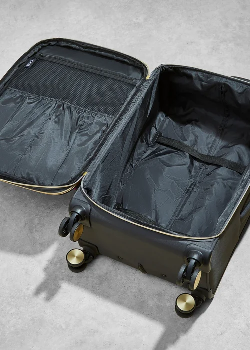 Rock Sloane Suitcase Charcoal - Small Image 5