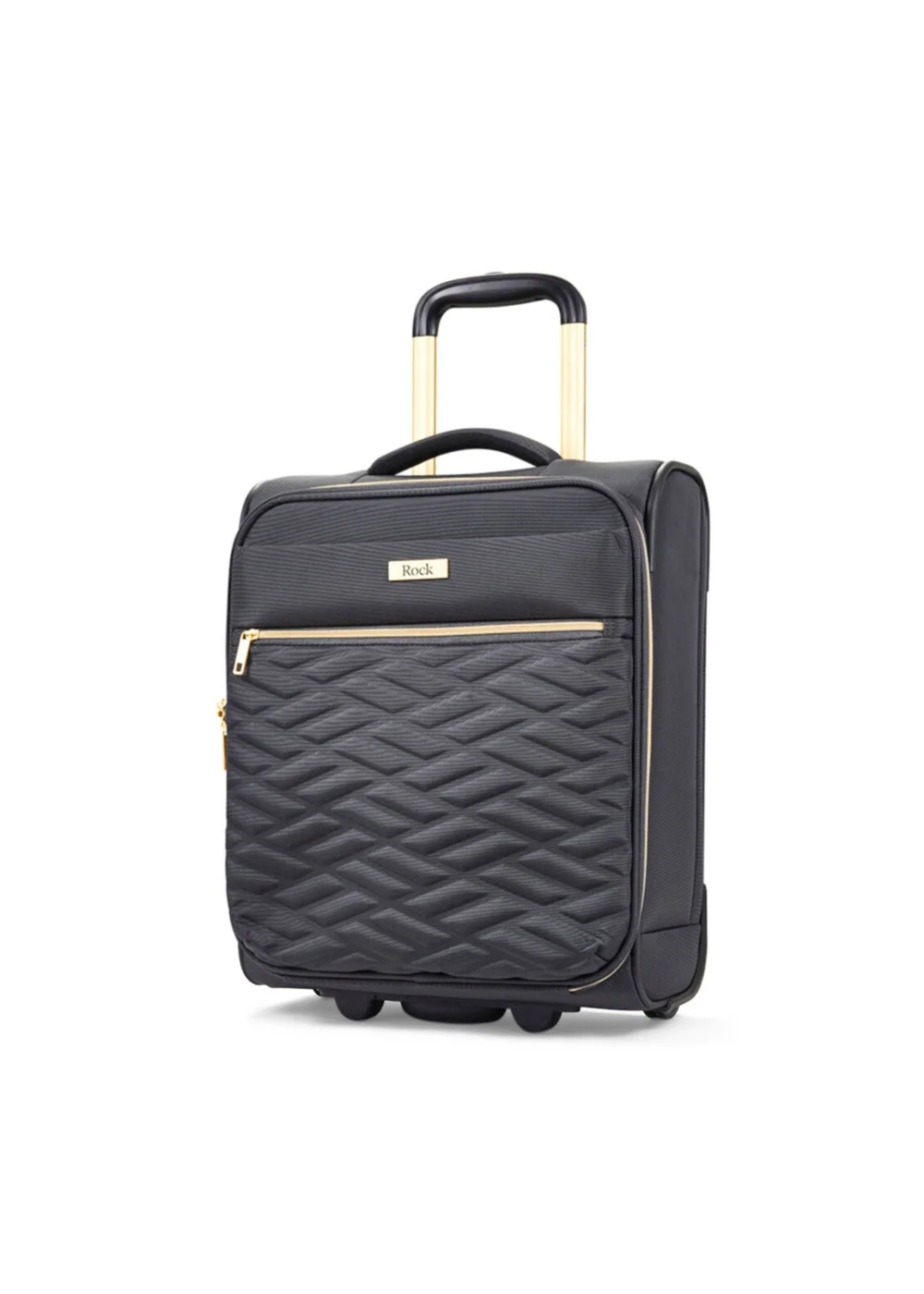 Rock Sloane Suitcase Charcoal - Small Image 3
