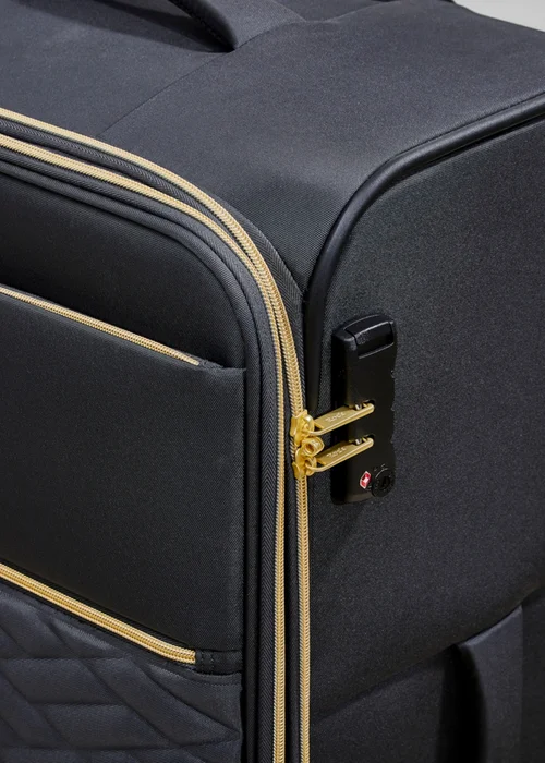 Rock Sloane Suitcase Charcoal - Small Image 4