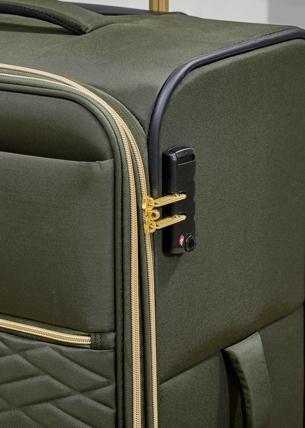 Rock Sloane Suitcase Khaki - Small Image 4