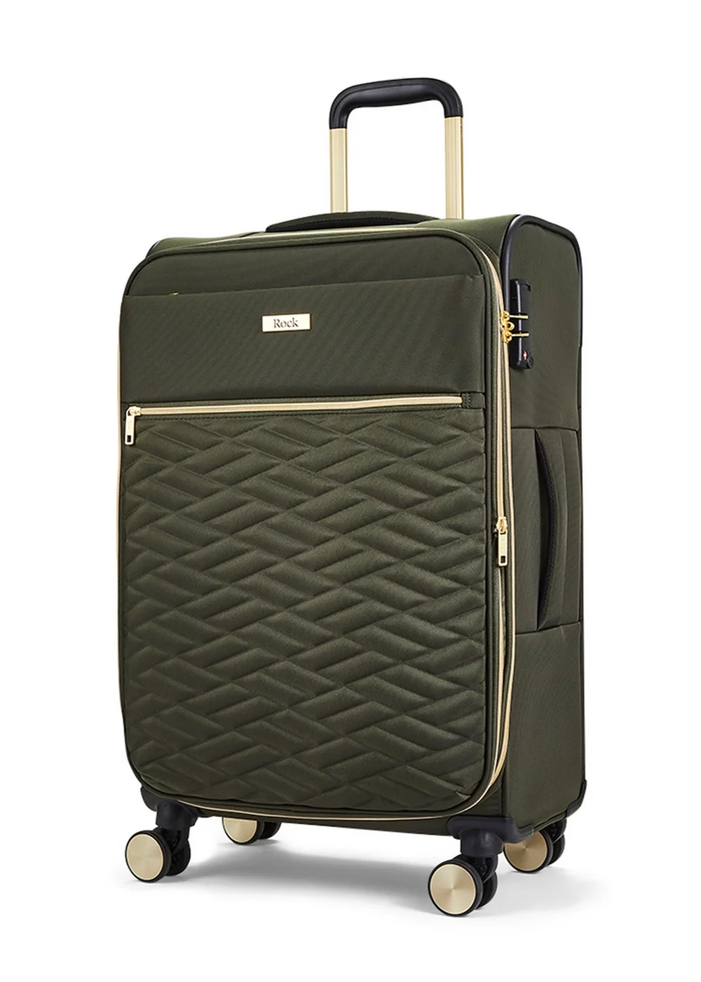 Rock Sloane Suitcase Khaki - Small Image 2