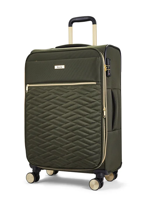 Rock Sloane Suitcase Khaki - Small Image 2