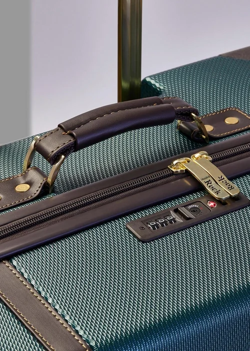 Rock Vintage Suitcase Emerald Green - Small Image 4