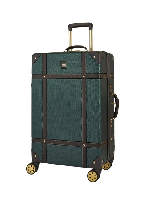 Rock Vintage Suitcase Emerald Green - Small Image 2
