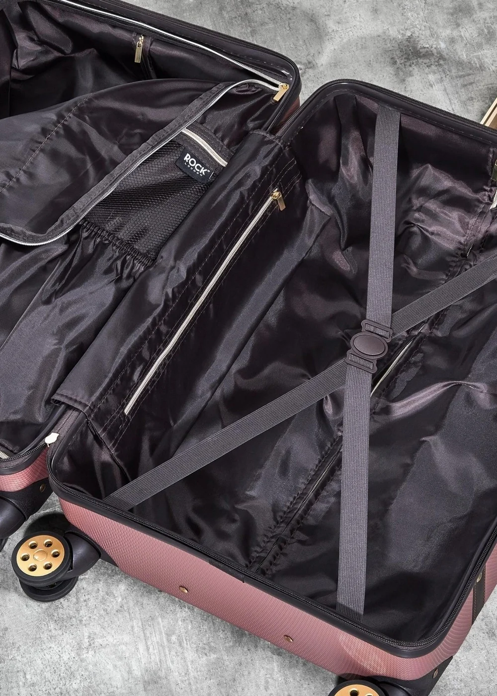 Rock Vintage Suitcase Pink - Small Image 5