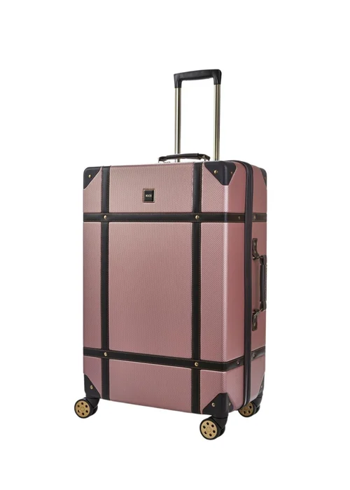 Rock Vintage Suitcase Pink - Small Image 2
