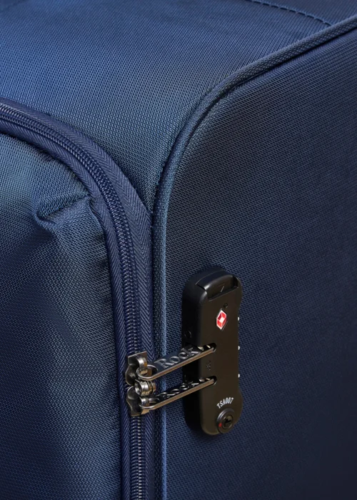 Rock Paris Suitcase Navy - Cabin Image 6