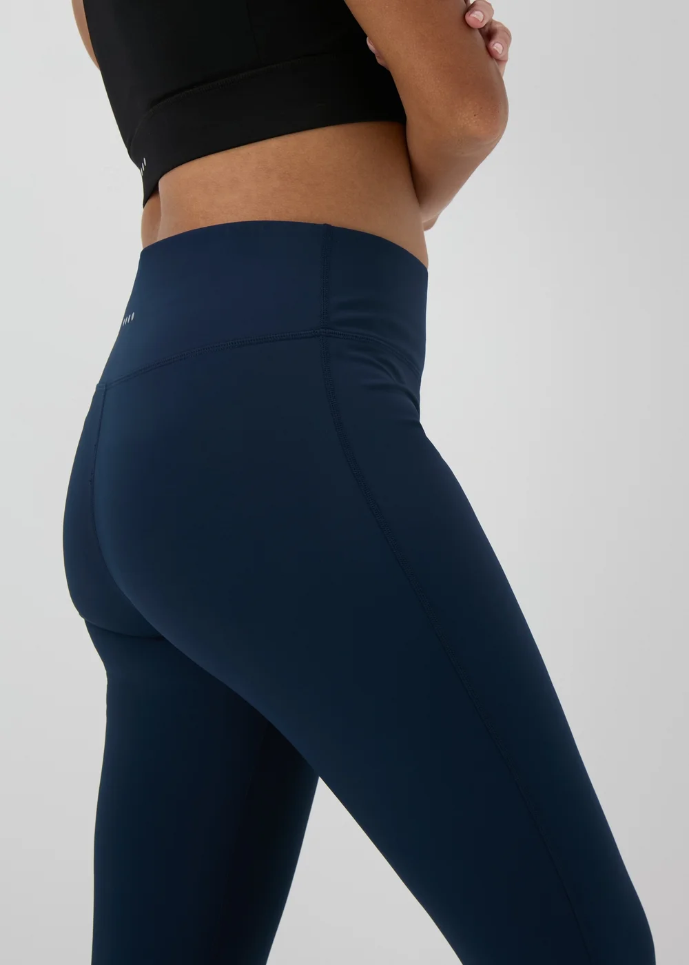 Souluxe Navy Sports Leggings - Size 8 Image 3