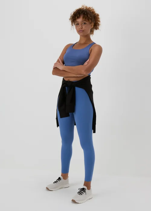 Souluxe Blue Full Length Sports Leggings - 8 Image 4