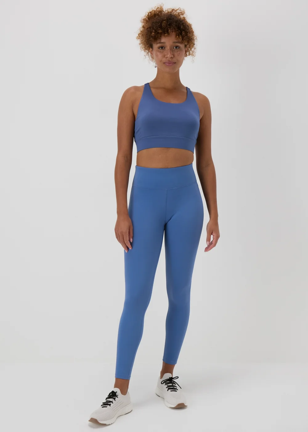 Souluxe Blue Full Length Sports Leggings - 8 Image 1