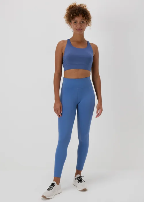 Souluxe Blue Full Length Sports Leggings - 8 Image 1
