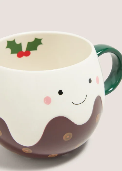 Joyful Christmas Pudding Mug Image 2