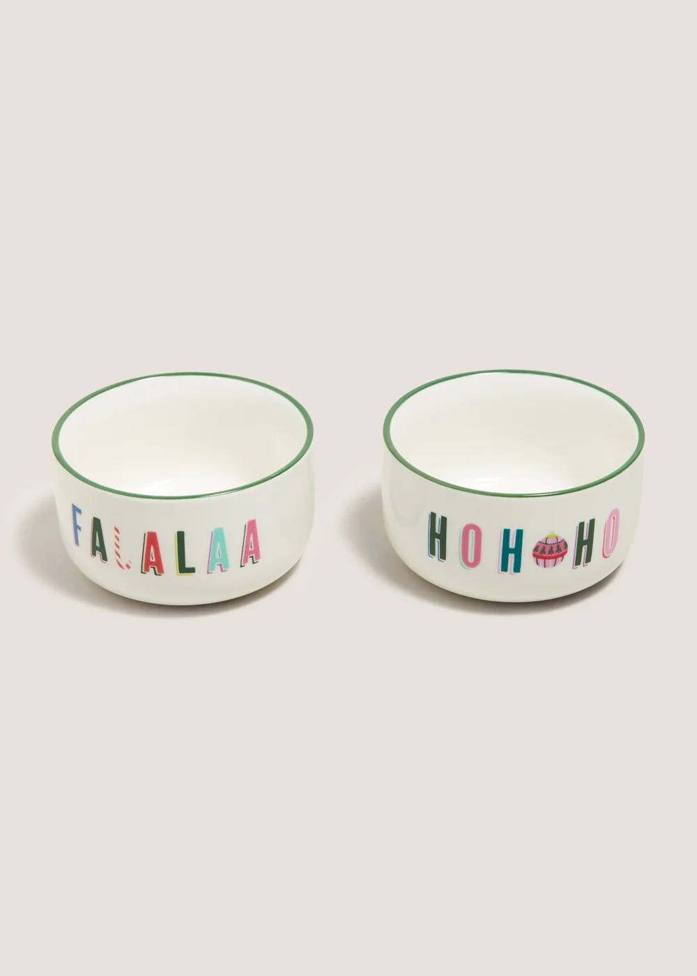 Christmas Slogan Ramekins Image 1