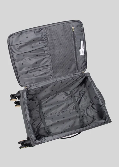 IT Luggage Grey Desirable Soft Suitcase - Cabin Image 2