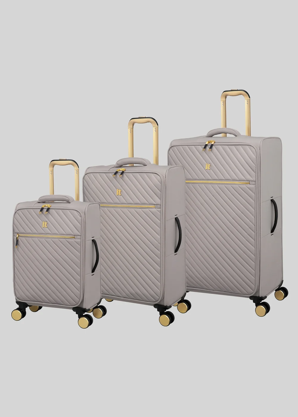 IT Luggage Desirable Sand Suitcase - Cabin Image 1