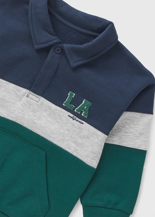 Boys Navy Rugby Sweatshirt (1-7yrs) - 1-1.5 Yrs Image 2
