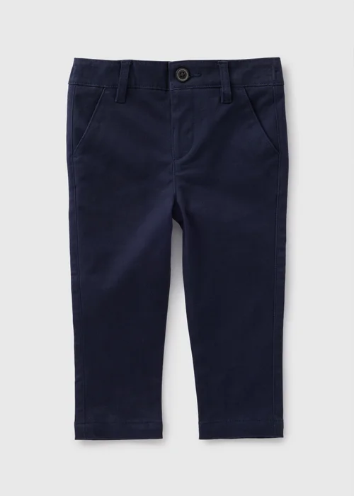 Boys Navy Chinos (1-7yrs) - 1 half year to 2 Image 1