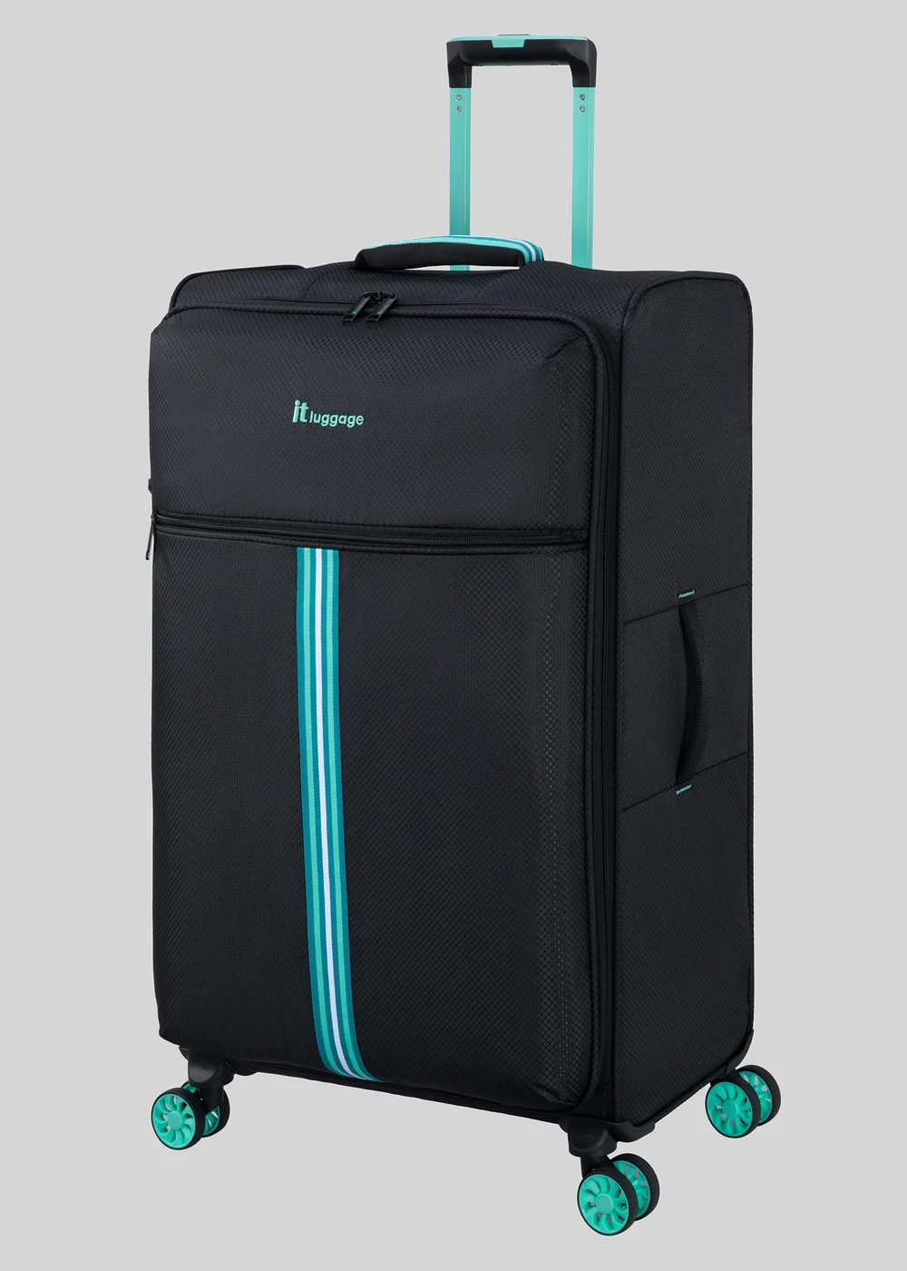 IT Luggage Black Soft Suitcase - Cabin Image 3