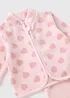 Baby Pink Fleece & Jogging Bottoms Set (Newborn-23mths) - Age 6 - 9 Months Image 2