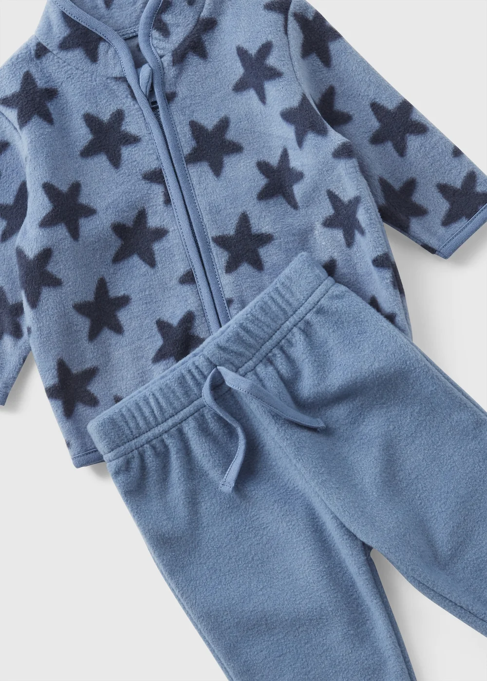 Baby Blue Fleece & Jogging Bottoms Set (Newborn-23mths) - Age 0 - 3 Months Image 2