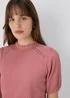 Pink Lace Insert Top - Size 8 Image 3