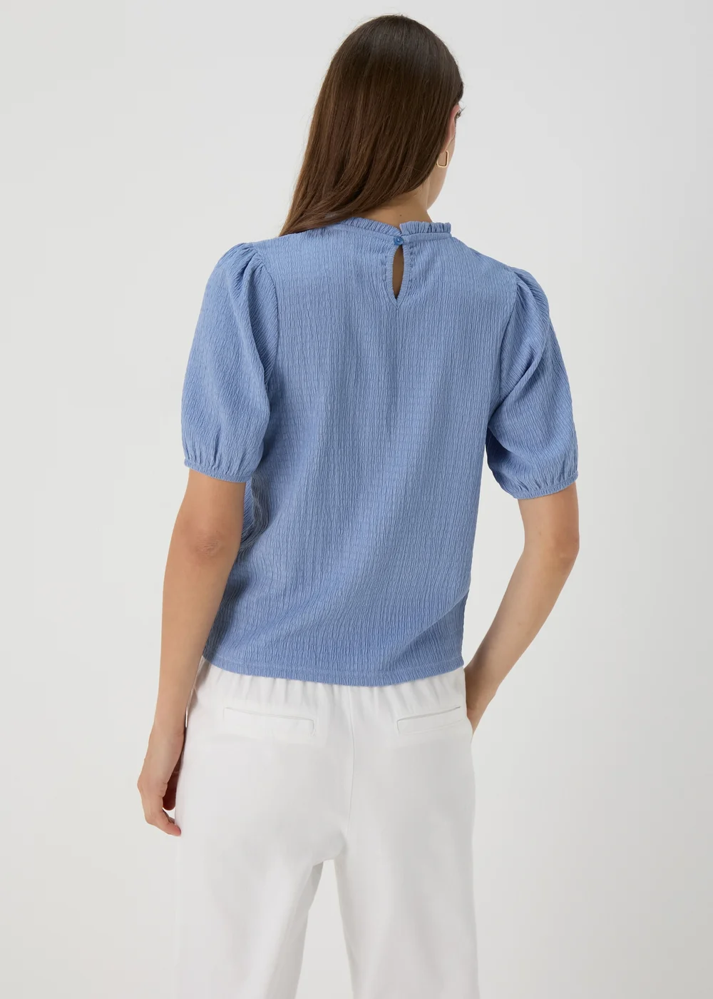 Blue Lace Insert Top - 8 Image 2