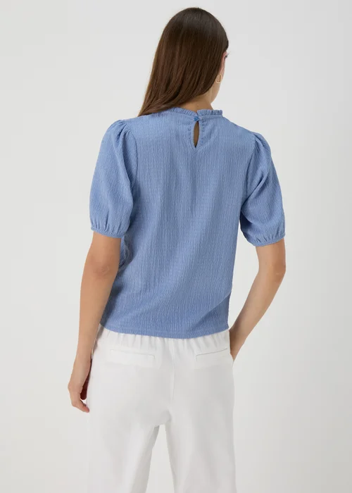 Blue Lace Insert Top - 8 Image 2