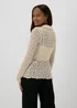Cream Lace Knit Shirt - Size 8 Image 2