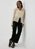 Cream Lace Knit Shirt - Size 8 Image 4