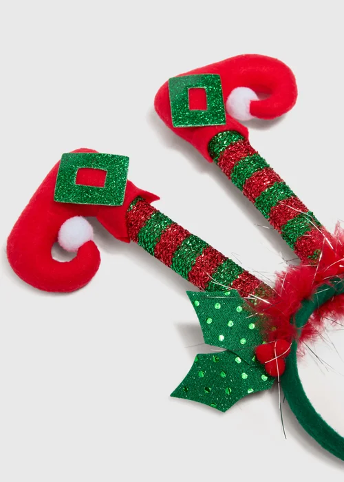 Elf Christmas Headband - One Size Image 2