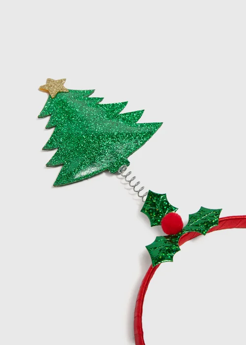 Multi Christmas Tree Headband - One Size Image 2