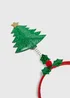 Multi Christmas Tree Headband - One Size Image 2