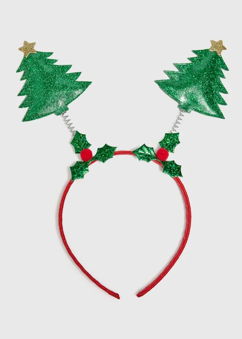Multi Christmas Tree Headband - One Size Image 1