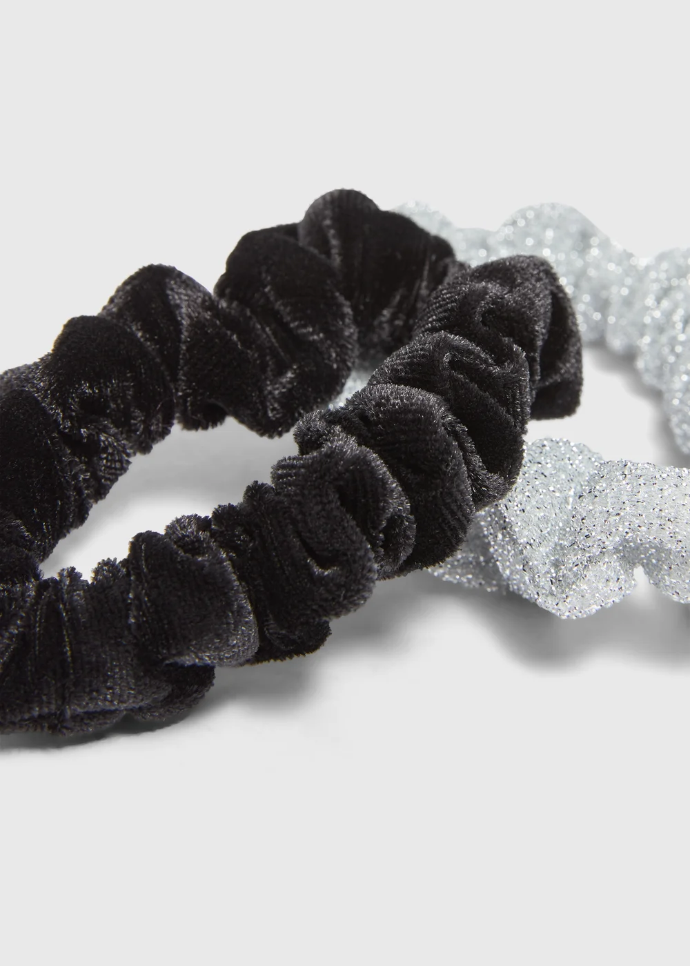 Black Velour Bobbles - One Size Image 2