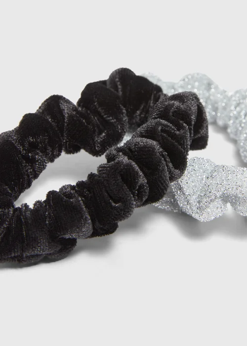 Black Velour Bobbles - One Size Image 2