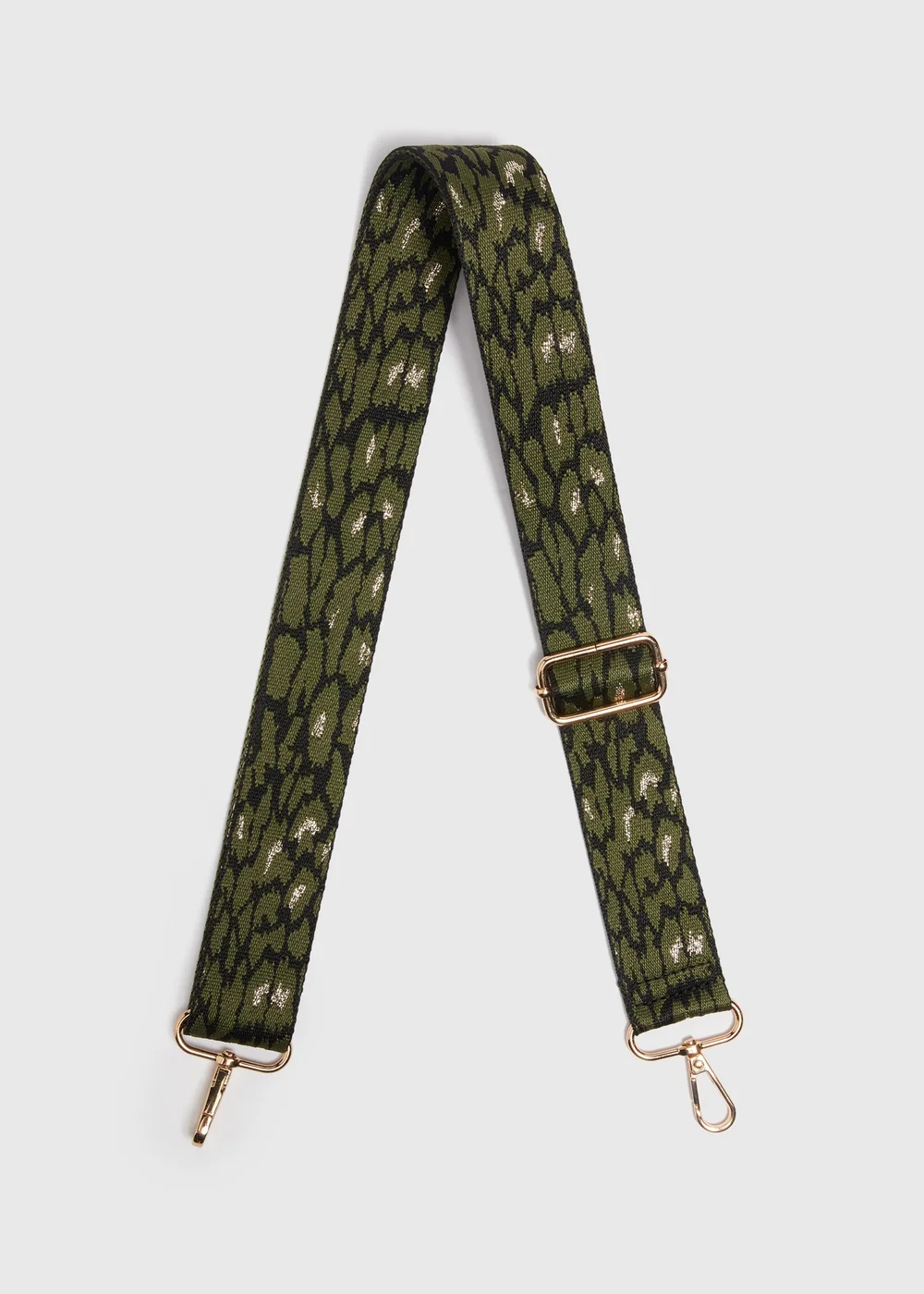 Green Leopard Bag Strap - One Size Image 1