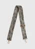 Monochrome Zebra Bag Strap - One Size Image 1