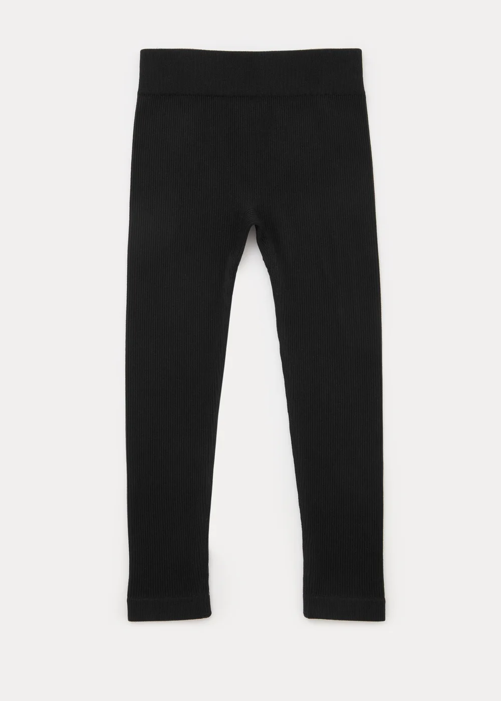 Girls Black Seamless Leggings (7-15yrs) - S Image 1