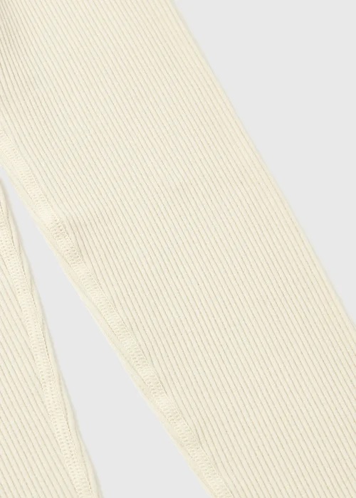 Girls Cream Seamless Leggings (7-15yrs) - S Image 2