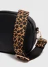 Brown Leopard Bag Strap - One Size Image 2