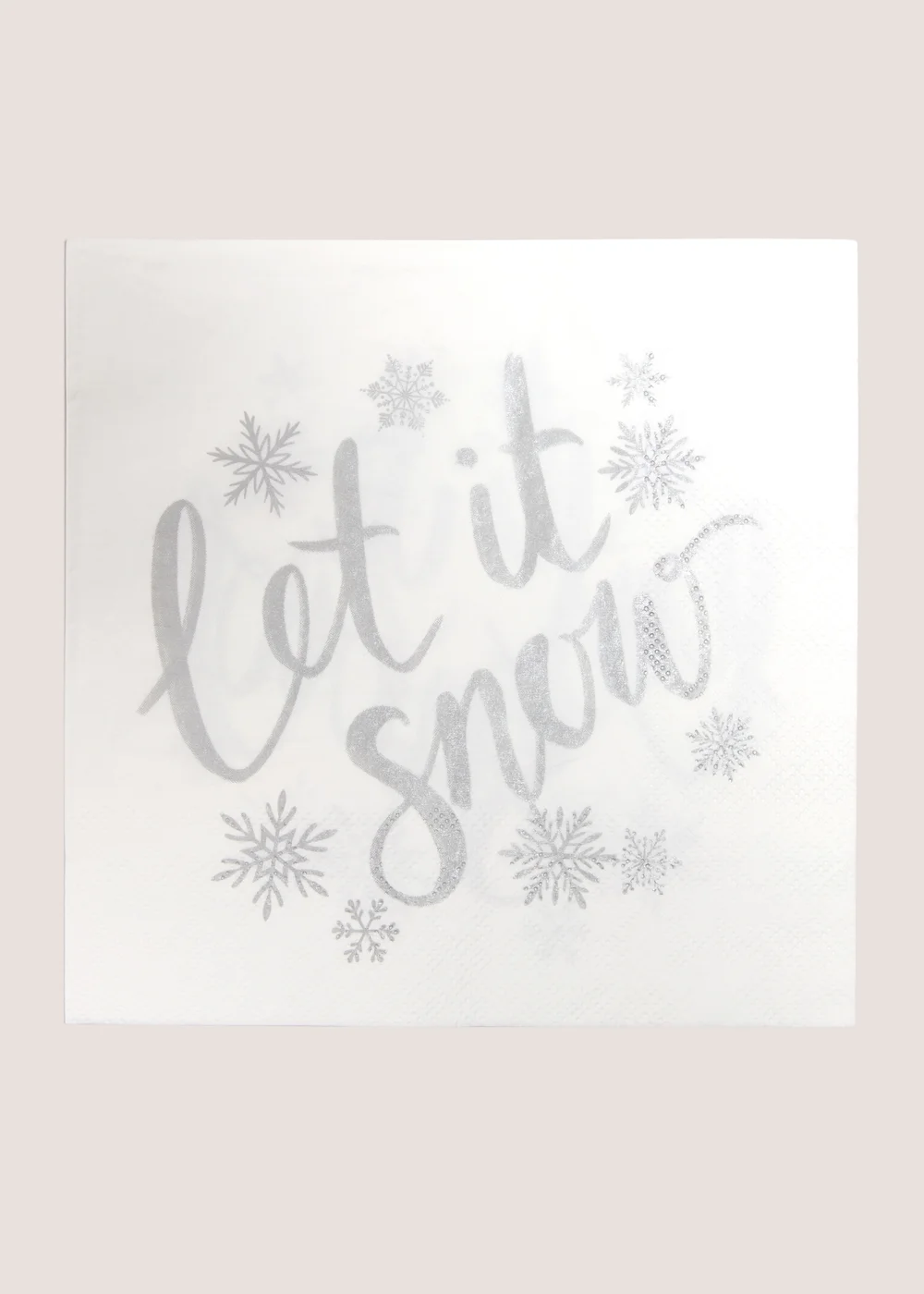 Wondrous Let It Snow Paper Napkins Image 1