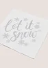 Wondrous Let It Snow Paper Napkins Image 2