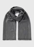 Pewter Woven Scarf - One Size Image 1