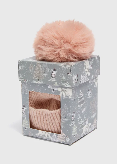 Wondrous Pink Beanie in a Box - One Size Image 1