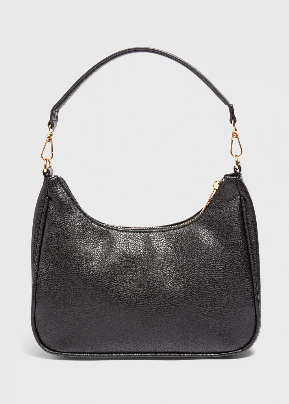Black Shoulder Bag - One Size Image 3