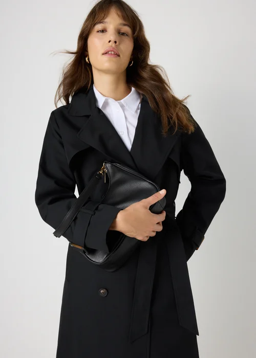Black Shoulder Bag - One Size Image 2