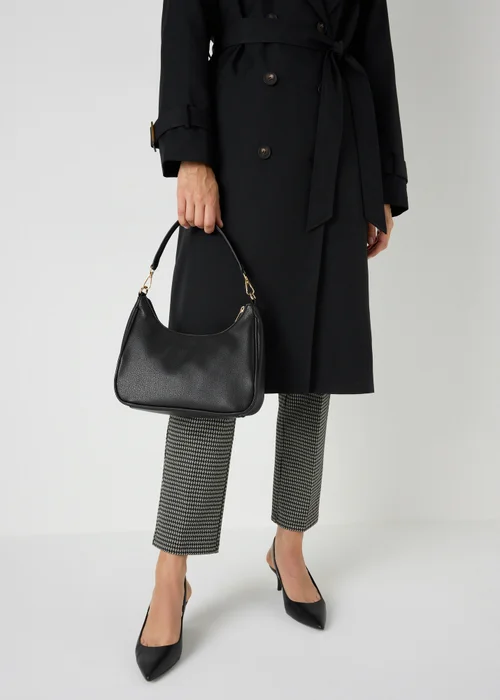 Black Shoulder Bag - One Size Image 1