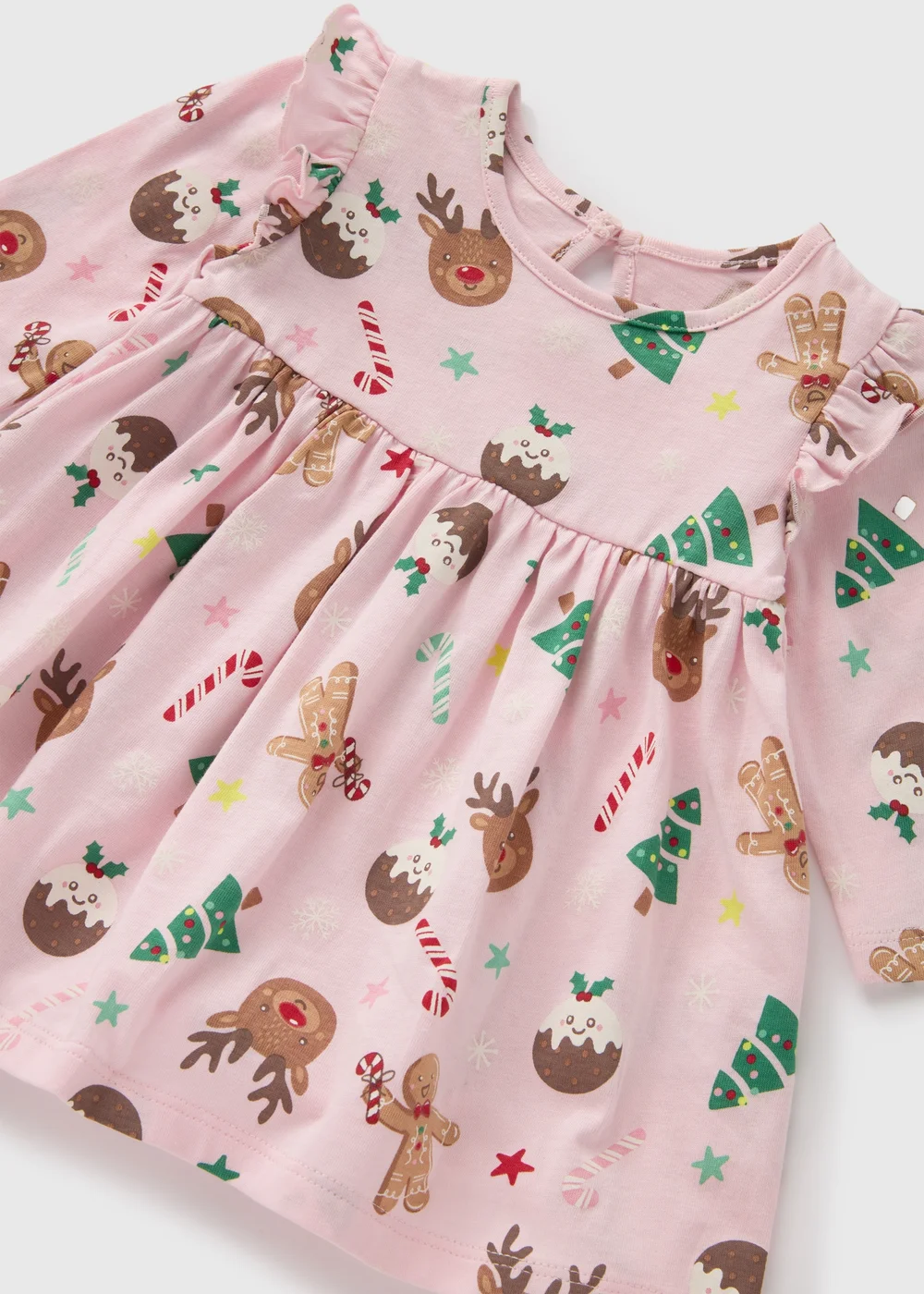 Baby Pink Christmas Dress (Newborn-23mths) - Newborn | Matalan Baby Pink Christmas Dress (Newborn-23mths) - Newborn | Matalan