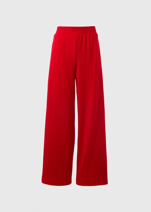Red Side Stripe Wide Leg Trousers - 8 Image 4