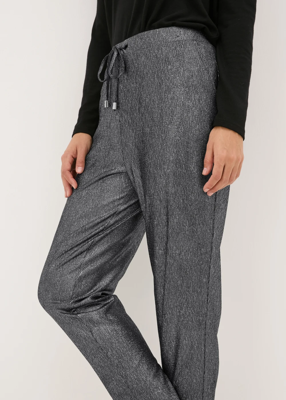 Silver Sparkle Harem Trousers - 8 Image 3